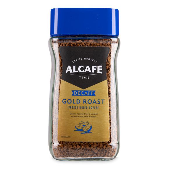 Decaf Gold Roast Freeze Dried Coffee 100g Alcafé